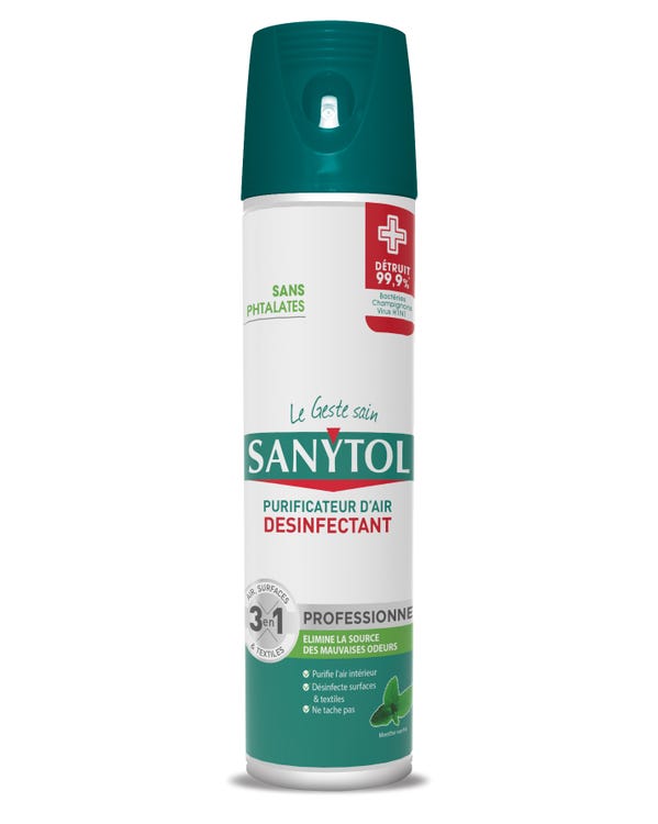 hygiene sanytol desinfectant air surfaces