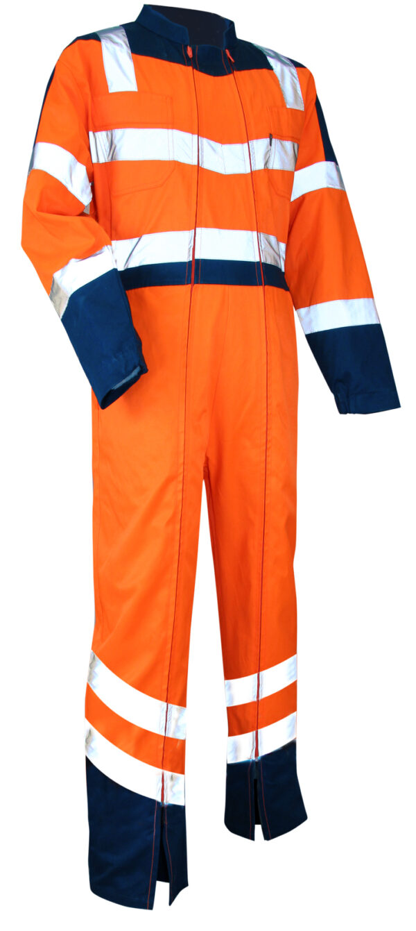 vetements de travail lma combinaison haute visibilite lma vigilance orange