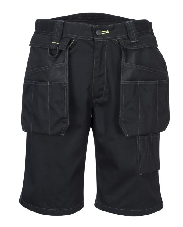 vetements de travail portwest bermuda pw345 noir 1 scaled