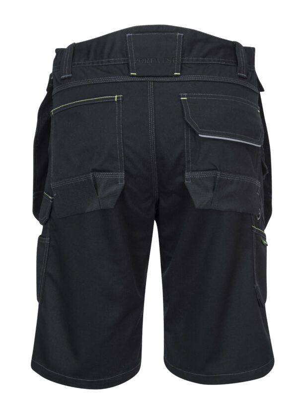 vetements de travail portwest bermuda pw345 noir 2 scaled