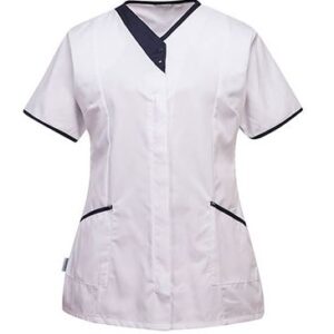 vetements de travail portwest tunique medicale lw13 blanc 1