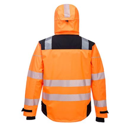 vetements de travail portwest veste haute visibilite pw360 orange 2