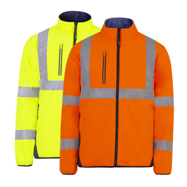 vetements de travail t2s blouson reversible jaune