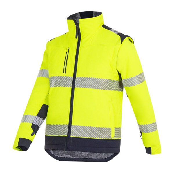 vetements de travail t2s coupe vent hv jaune