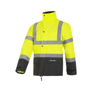 vetements de travail t2s veste haute visibilite sky jaune