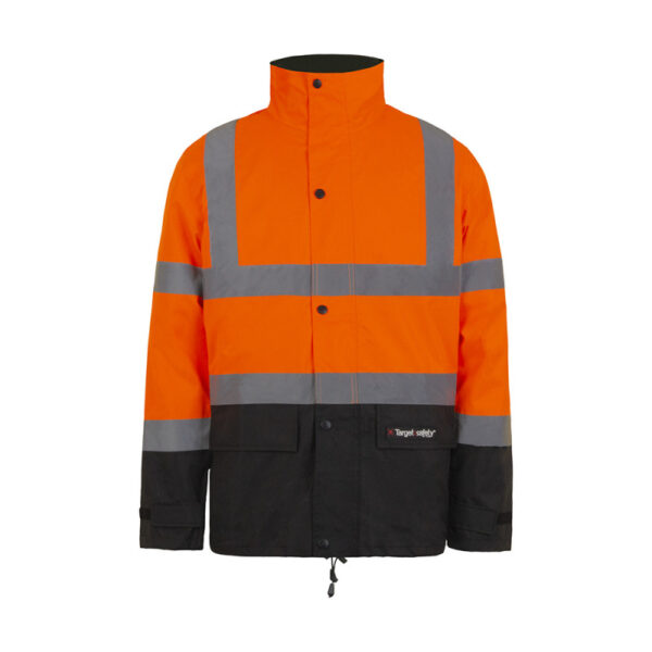 vetements de travail t2s veste haute visibilite sky orange