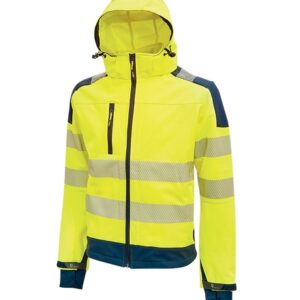 vetements de travail upower veste haute visibilite miky jaune 1